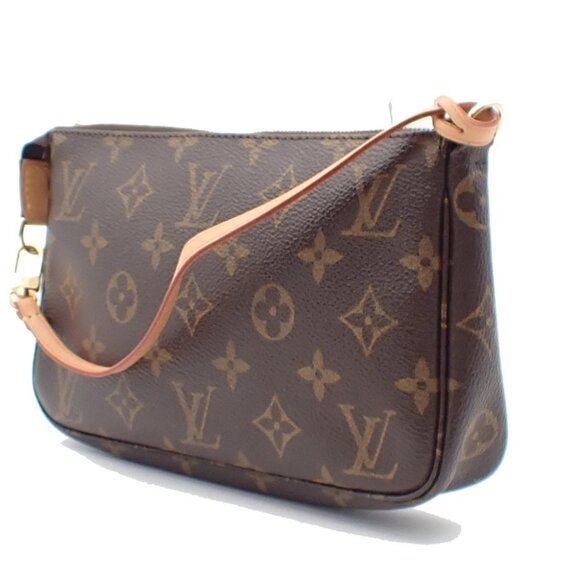 LOUIS VUITTON Pochette Accessoires Hand Bag Monogram Leather BN M51980 99CA004 - Picture 12 of 13